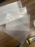 得力（deli）【超级爆款】100只A4L型文件套 加厚文件夹透明单片夹票据收纳二页式文件资料快递袋收纳5706-100 实拍图