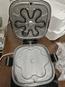 九阳（Joyoung）0氟钛瓷大功率花瓣加热电饼铛 远红外立体焱烤烙饼锅早餐机 上下可拆三明治薄饼机GK350 实拍图