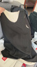 南极人2件羊毛蚕丝男士保暖背心男马甲男德绒打底内衣加绒薄款黑灰4XL 实拍图
