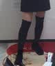 卓诗尼过膝长靴2025新款绝美女靴御姐高筒长筒靴秋冬弹力长靴 黑色 35 实拍图
