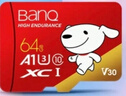 banq&JOY联名款 64GB TF（MicroSD）存储卡U3 C10 A1 V30 4K 高速款行车记录仪&监控摄像头手机内存卡 实拍图