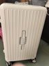 稻草人超大容量行李箱拉链密码拉杆箱网红男轻音万向轮旅行箱女学生皮箱 燕麦灰【超大容量+加大加宽】 24英寸 【适合3-5天中途旅行】 实拍图