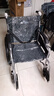 京巧铝合金轮椅老人专用出行便携式轮椅小型轻便折叠旅行代步车可自推 实拍图