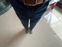 恒源祥牛仔裤男加绒加厚秋冬季宽松百搭耐磨长裤商务休闲裤弹力直筒裤子 中兰 加绒 31 【建议120-130斤】 实拍图