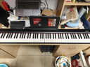 特伦斯电子琴88键成人儿童智能折叠钢琴X61A/V20手卷钢琴键盘乐器 V20典雅黑+专用琴包 实拍图