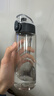 京东京造 运动水杯Tritan大容量运动水壶夏季学生塑料杯【防漏水】黑600ml 实拍图