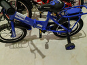 凤凰（Phoenix）儿童自行车宝宝脚踏车儿童折叠自行车3-8岁童车  陆寻 蓝色 14寸 实拍图