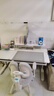 黑白调A2学习桌书桌儿童桌椅实木升降桌子写字桌电脑桌进口橡胶木1.4m 实拍图