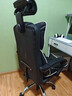 锦汐电脑椅办公椅子电竞椅家用人体工学椅老板椅主播靠背椅皮革转椅 黑色+4级杆+乳胶【二代升级】 实拍图
