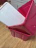 禧天龙（Citylong）塑料衣物收纳箱玩具整理箱49L 玫红色 1个装 不带轮 实拍图
