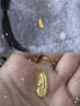 周生生情人节羽毛黄金吊坠 挂坠女不含项链生日礼物86820P 计价2.15克 实拍图
