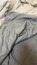 京东京造 100支长绒棉贡缎四件套 纯棉A类床单被套枕套床上用品 1.5m-英伦灰 实拍图