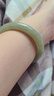 印象眸 【优选级】和田玉手镯浅青玉镯子送女友送妈妈内径57-58mm 实拍图