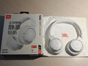 JBLT770NC头戴式主动降噪蓝牙耳机 手机电脑笔记本耳机游戏无线有线耳机  白色 新年 情人节礼物 实拍图