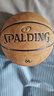 斯伯丁（SPALDING）篮球飞行员06十字型防尘吸湿皮料室内外通用7号成人青少年77-739Y 实拍图