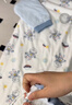 贝肽斯儿童睡衣秋冬夹棉恒温款连体衣男童女童宝宝纯棉家居服衣服 实拍图