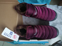回力棉鞋女冬季加绒加厚家居保暖外穿防滑软底中老年人妈妈鞋雪地靴女 紫红色女款 39 实拍图