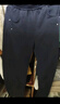 左西童装男童裤子2026新款儿童运动裤春装中大童弯刀裤潮 深藏青 150 实拍图