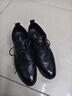 老人头（LAORENTOU）皮鞋男商务休闲鞋头层牛皮春秋透气耐磨防滑男鞋子 A30303 黑41 实拍图