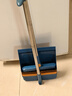 软毛扫把簸箕套装组合家用魔术扫地扫帚不粘发笤帚卫生间刮水板 折叠扫把两件套蓝色 实拍图