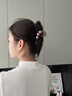 两世欢少发量抓夹女高级感2025新款发夹发卡后脑勺夹子头饰鲨鱼夹盘发夹 咖色珠抓夹【亏本趁店长未发现】 实拍图