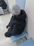 坦博尔羽绒服女短款连帽显瘦小个子女士羽绒面包服530360D 黑色 170  实拍图