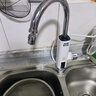 奥克斯（AUX）电热水龙头热水器加热水龙头快速热水变频恒温厨房下进水 【大屏数显】雪山白+漏保插头+万向喷头 实拍图
