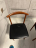 海旭成餐椅北欧风牛角椅靠背椅简约书房凳子卧室家用仿实木椅子电脑椅 实拍图