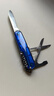 维氏瑞士军刀都市猎人15项多功能水果刀刀折叠刀透明蓝1.3713.T2 实拍图