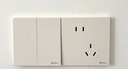 公牛（BULL）开关插座 G12系列 三位双控开关86型暗装大面板G12K312 暮雪白 实拍图