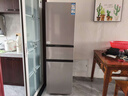 海尔（Haier）「真省电」217L三门小冰箱黑金净化一级能效风冷无霜星辉银BCD-217WGHC3E9S9国家补贴 实拍图