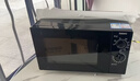 格兰仕（Galanz）微波炉烤箱一体机 平板式不锈钢内胆23升大容量家用光波炉机械旋钮操作简单G80F23SP-M8(S0) 实拍图