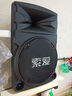 索爱（soaiy）12吋广场舞音响大功率便携式户外重低音蓝牙k歌专用大音量移动拉杆音箱室外演出设备双麦A89WM   实拍图