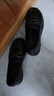 断码清仓真皮小皮鞋女鞋平底软底黑色一脚蹬乐福鞋平底单鞋 37 实拍图