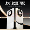 IM-CHEN【金属+同色真皮】适用华为mate60pro手机壳 MATE60Pro+保护套镜头全包超薄轻奢高端时尚款-黑 实拍图