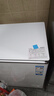 海尔（Haier）142L单温冰柜小型家用小冰柜商用减霜一级能效冷藏冷冻转换深冷冷柜小冰箱BC/BD-142GHW9D国家补贴 实拍图