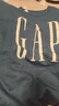 盖璞（GAP）男女装2025秋季新款印花logo抓绒圆领卫衣合身上衣美版 灰蓝色 542214 L 美码 XL亚洲码185/104A 【偏大，建议拍小一码】 实拍图