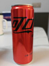 可口可乐（Coca-Cola）零度 Zero 无糖汽水 碳酸饮料 330ml*24摩登罐  实拍图