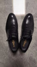 金利来（Goldlion）【新年礼物】男鞋商务正装宴会婚鞋舒适德比皮鞋50274043201A黑39 实拍图