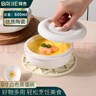 拜杰陶瓷蒸饭碗蒸菜碗蒸蛋碗带盖家用鸡蛋羹隔水蒸纯白蒸碗炖盅6寸 实拍图