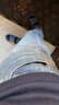 Lee【张凌赫代言】经典五袋款舒适中腰锥形中深蓝男牛仔裤休闲潮 中深蓝色 36 实拍图