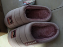 大嘴猴（paul frank）棉拖鞋女士秋冬季室内家居拖鞋毛绒保暖厚底棉鞋女款粉红260PF607 实拍图