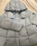 坦博尔泡芙羽绒服女短款脱卸帽秋冬保暖外套25年新款5530520D 泡芙蓝160 实拍图