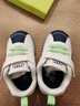 江博士春秋男女宝宝轻便透气儿童步前鞋舒适简约百搭学步婴儿童鞋 米/深蓝 21 脚长约12.0-12.6 实拍图