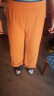 阔腿裤夏季新款长裤女宽松棉麻女裤垂感高腰休闲直筒裤子 橙色 2XL 建议130-145斤 实拍图