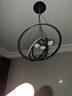 旺朵客厅吊灯现代简约灯饰网红轻奢北欧吊灯具新中式美式卧室餐厅吊灯 黑色3圈3球（30+40+60）+无极 实拍图
