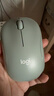 罗技（Logitech）M221 轻音鼠标 无线鼠标 办公鼠标 对称鼠标 带无线微型接收器 薄荷绿 实拍图
