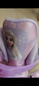迪士尼（Disney）轮滑鞋儿童闪光初学溜冰鞋女童可调旱冰直排滑轮鞋 冰雪奇缘粉色M 实拍图