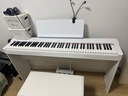 雅马哈（YAMAHA）电钢琴P225B/WH儿童成人初学88键重锤智能蓝牙便携式钢琴P125升级 新品P225WH主机+原装木架三踏+琴凳大礼包 实拍图