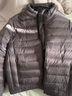 雪中飞男女立领秋羽绒百搭轻薄鸭绒立领修身轻盈隐藏式口袋 梦幻灰|8051-男 XL 180/100A 实拍图